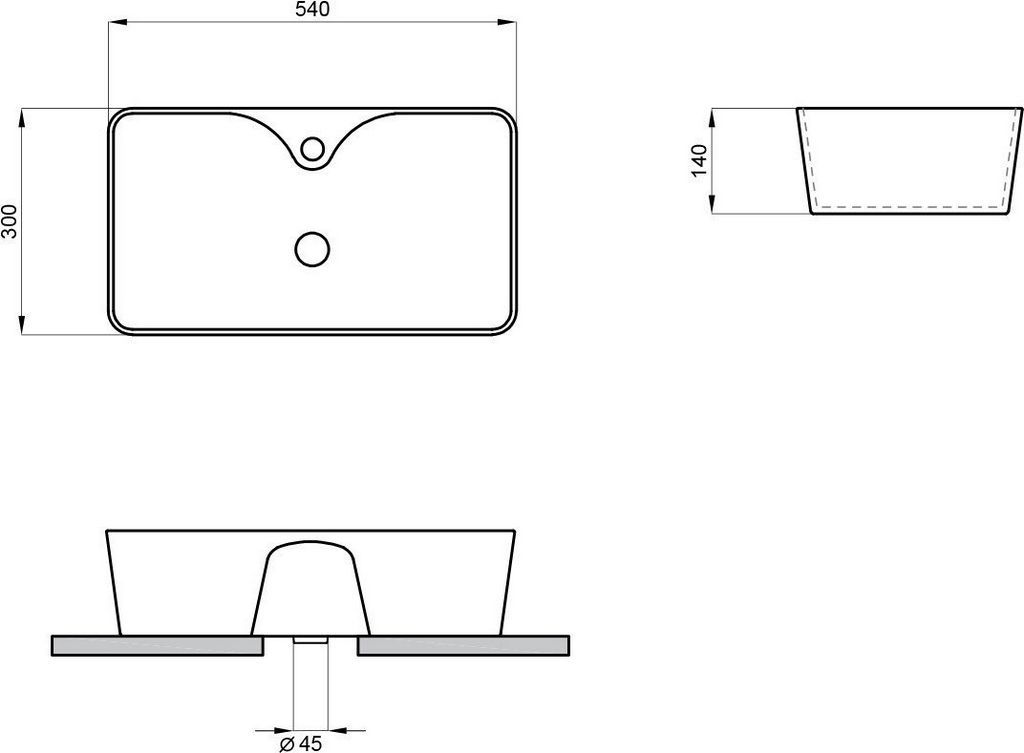 Умывальник Lavinia Boho Bathroom Sink Slim 33311106