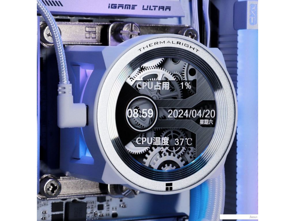 Система жидкостного охлаждения для процессора Thermalright Core Vision 360 ARGB (белый)