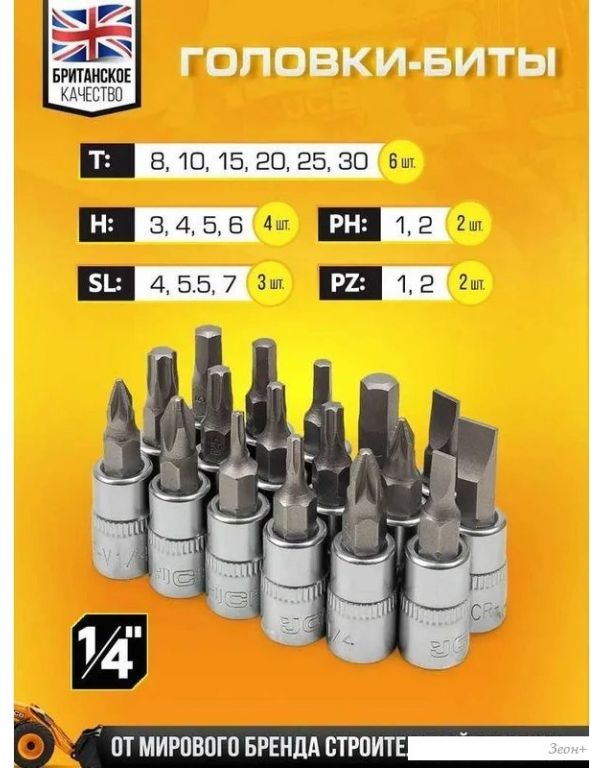 Универсальный набор инструментов JCB 4941-5DS (59718)