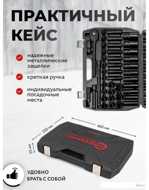 Универсальный набор инструментов ForceKraft FK-6431-5MPB (62299)