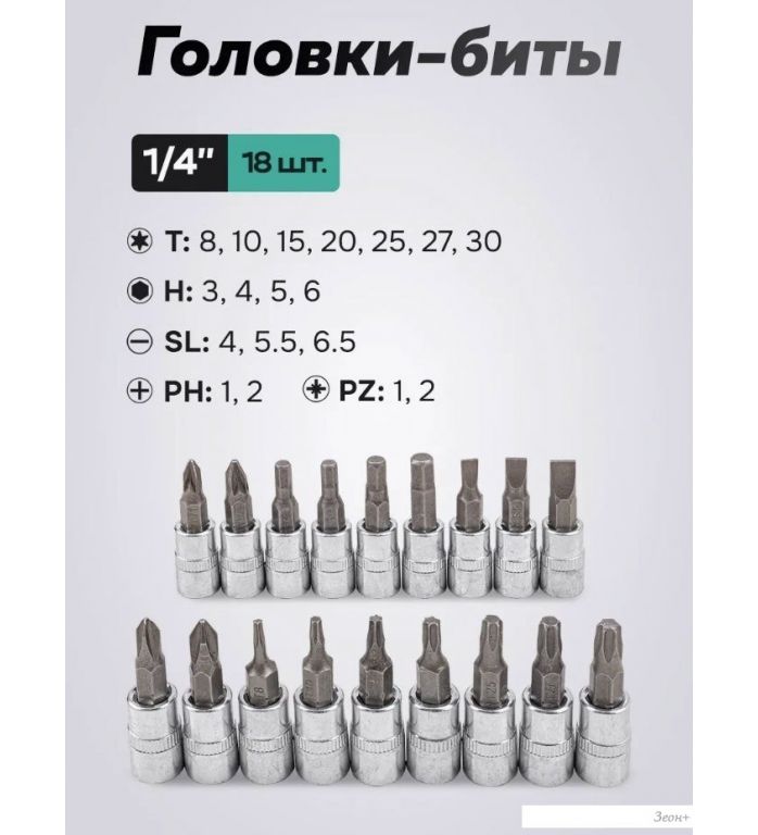 Универсальный набор инструментов FORSandTUNE 41082-5 (64657)
