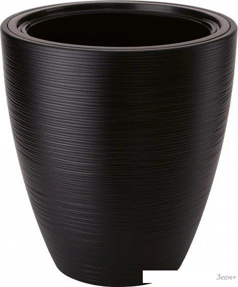 Кашпо Form-Plastic Gobi FP-5230-084 (глубокий черный)