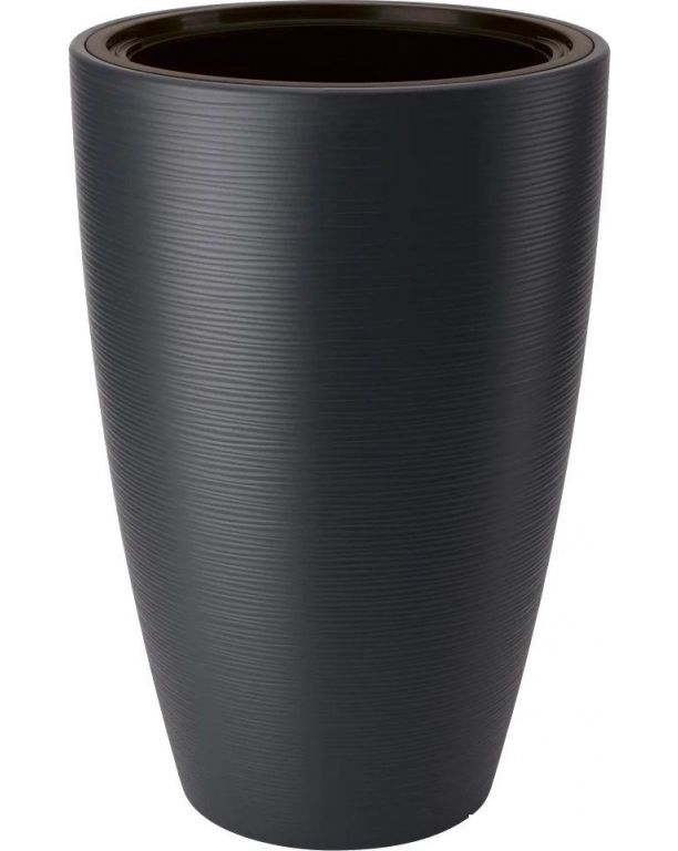 Кашпо Form-Plastic Gobi Slim FP-5250-014 (антрацитовый)