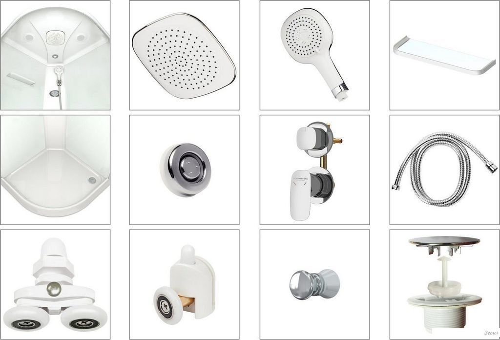 Душевая кабина Domani-Spa Delight Slim 88 80x80 DS01DS88LWM00