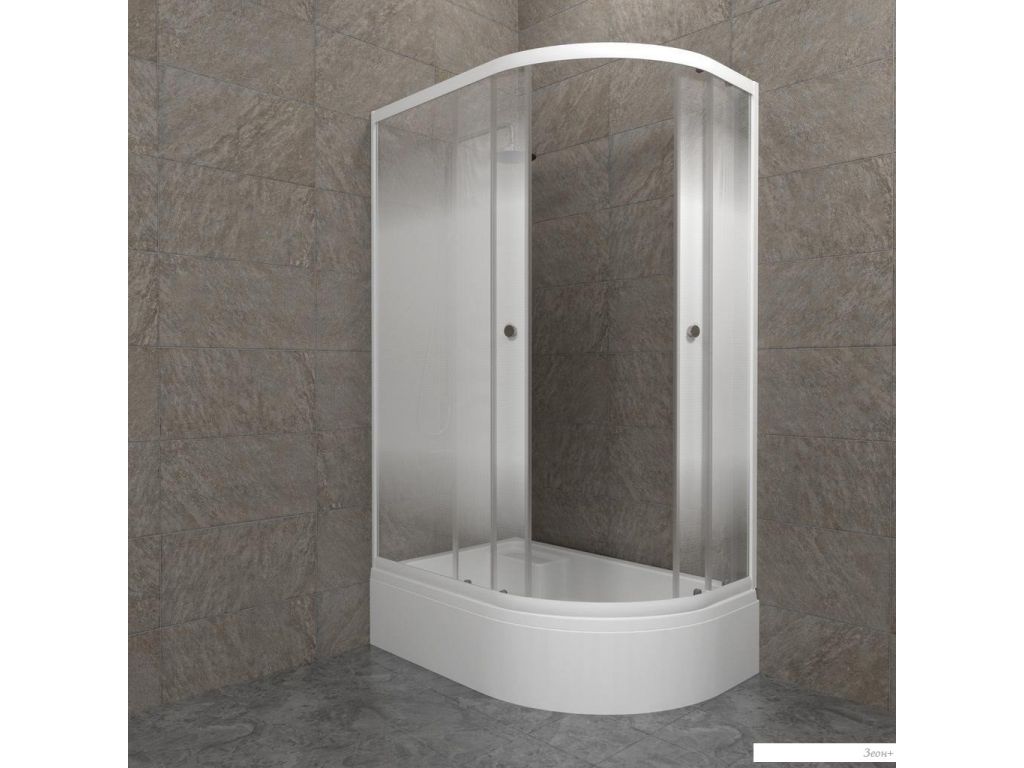 Душевой уголок Triton Коралл-Лайт 120x80 В (левосторонний)