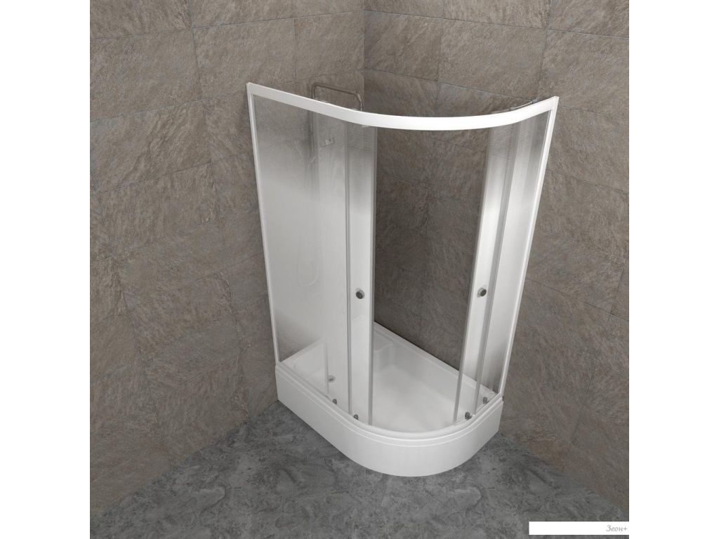 Душевой уголок Triton Коралл-Лайт 120x80 В (левосторонний)