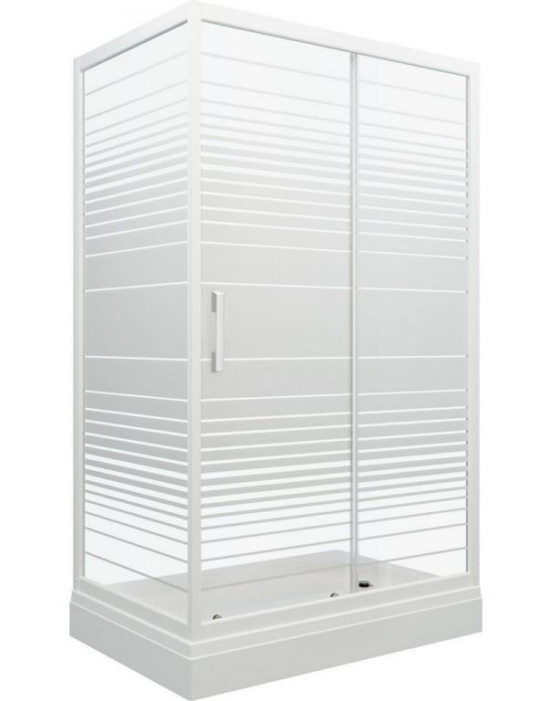 Душевой уголок Triton Фьюжн 100x80 А Полосы