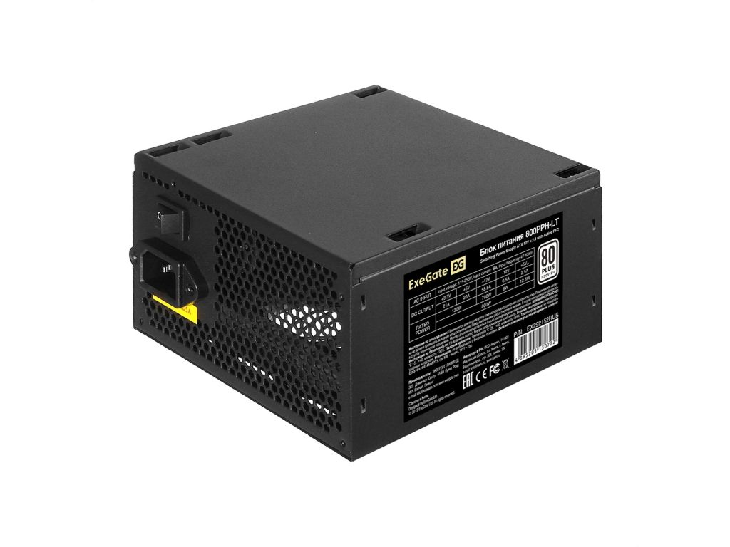 Блок питания ExeGate 800PPH-LT 80 Plus EX292152RUS-S