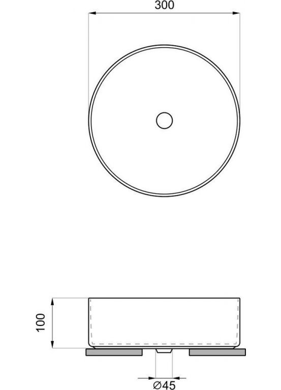 Умывальник Wellsee Coax 323501000