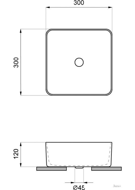 Умывальник Wellsee FreeDom 2.0 323006000
