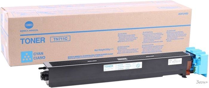 Тонер Konica Minolta TN-711C A3VU450