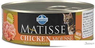 Корм для кошек Farmina Matisse Chicken Mousse 0.085 кг