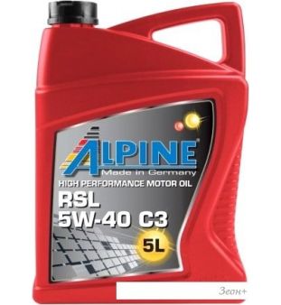   Alpine RSL 5W-40 3 5