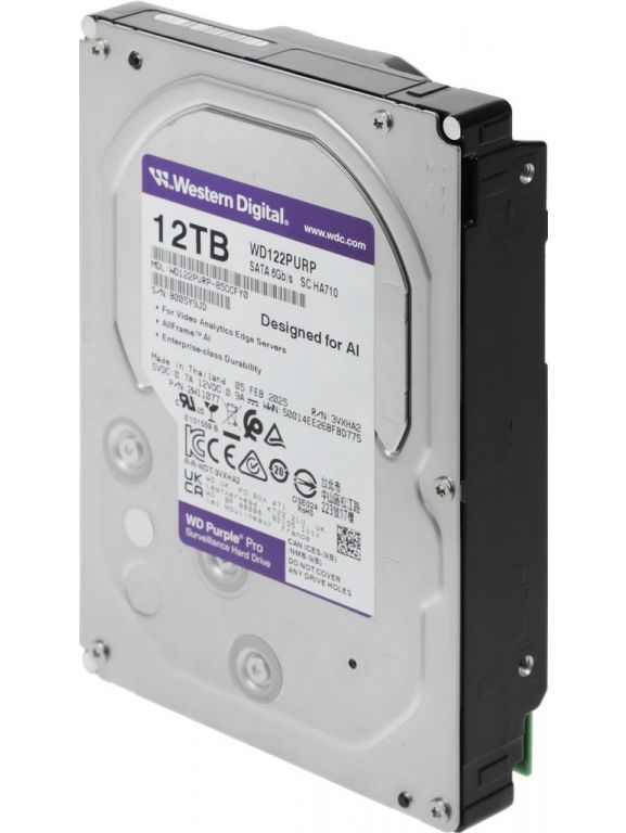 Жесткий диск WD Purple Pro 12TB WD122PURP