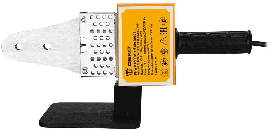Аппарат для сварки труб Deko PPWM1600W 085-3012 (кейс)