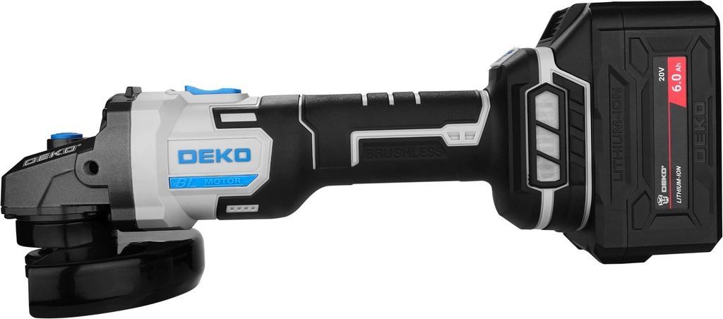 Угловая шлифмашина Deko DKAG20 PRO 085-1073 (с 1-им АКБ)