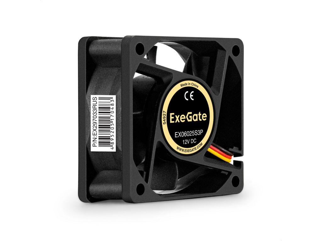 Вентилятор для корпуса ExeGate EX06025S3P EX297033RUS