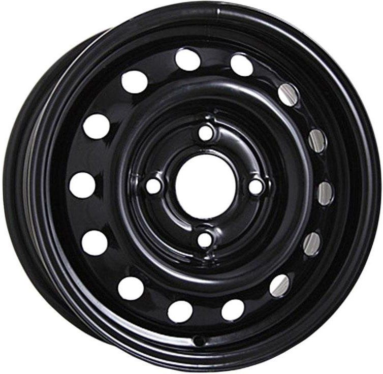 Штампованные диски Eurodisk 53A45D 14x5.5" 4x100мм DIA 57.1мм ET 35мм Black