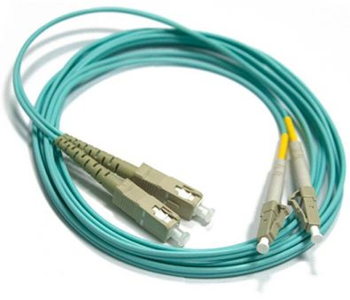 - Lanmaster LAN-2LC-2SC/OM3-1.0 2x50/125 OM3 LC -SC  1 LSZH
