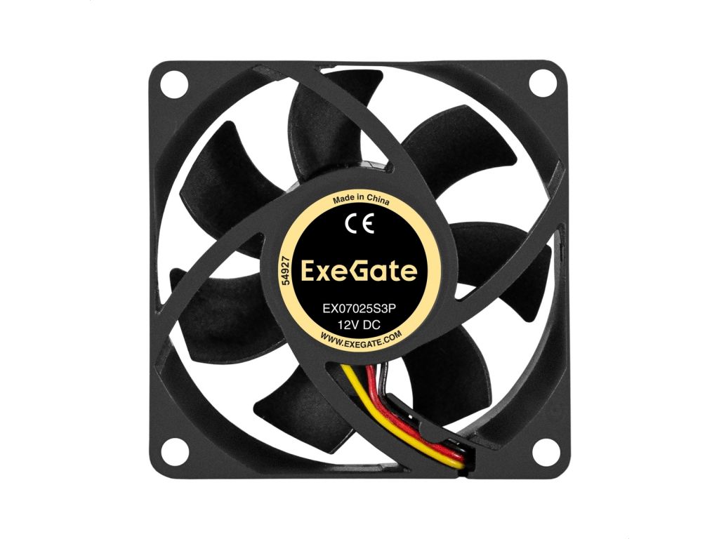 Вентилятор для корпуса ExeGate EX07025S3P EX296401RUS