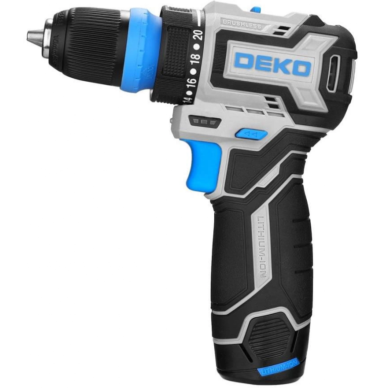 Дрель-шуруповерт Deko Loner 12V PRO 085-1121 (с 1-им АКБ)