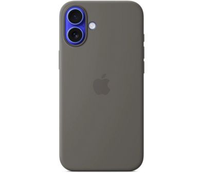  (-) Apple  Apple iPhone 16 Plus Silicone Case with MagSafe  Stone Gray (MYYC3ZM/A)