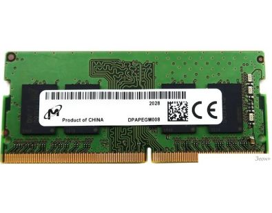   Micron 8 DDR4 SODIMM 3200  MTA8ATF1G64HZ-3G2R1