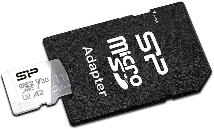 Карта памяти Silicon-Power Superior microSDXC SP001TBSTXDA2V20SP 1TB (с адаптером)