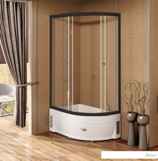 Душевой уголок Radomir 120x80 L 1-03-6-1-0-0090 (прозрачное стекло)