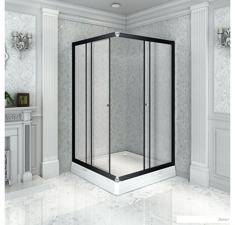 Душевой уголок Radomir 90x110 L 1-03-6-1-0-1220 (прозрачное стекло)