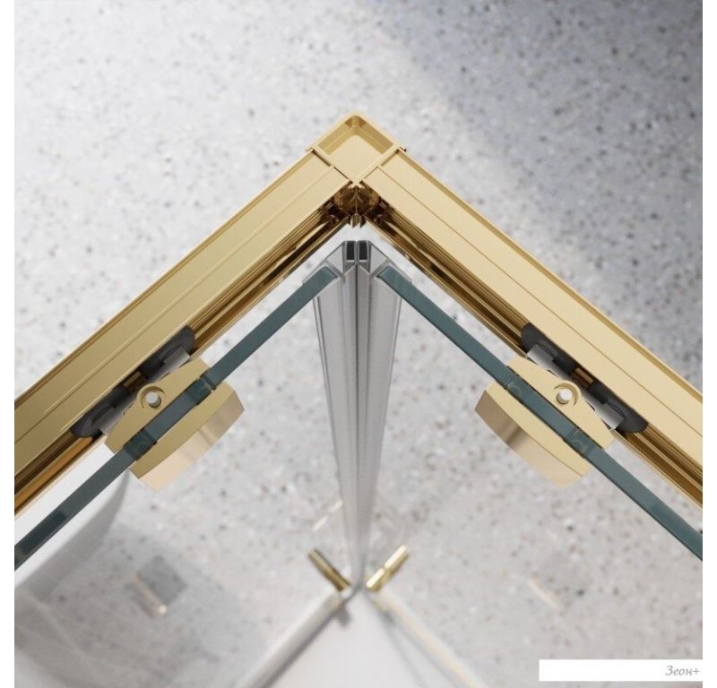 Душевой уголок BelBagno Luce-A-2-90-P-ORO