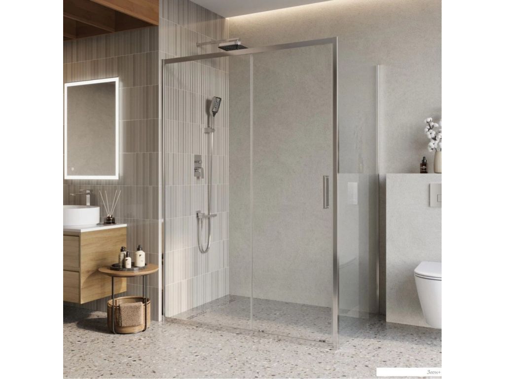 Душевой уголок BelBagno LUCE-AH-1-150/100-C-Cr