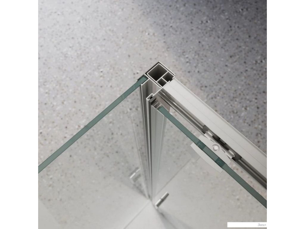 Душевой уголок BelBagno LUCE-AH-1-150/100-C-Cr