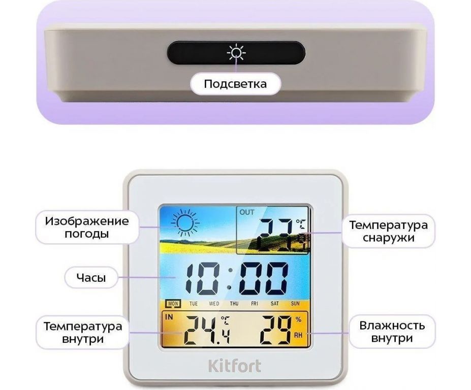 Термогигрометр Kitfort KT-3709