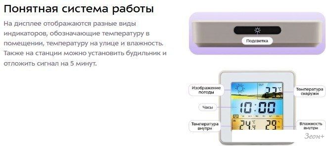 Термогигрометр Kitfort KT-3709