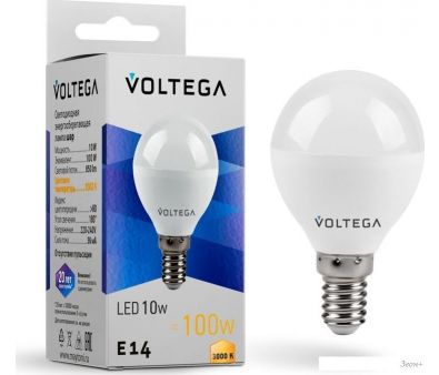   Voltega Simple Globe 10W 3000K E14