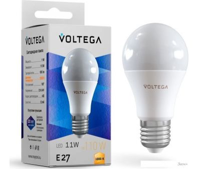   Voltega Simple A60 11W 3000K E27