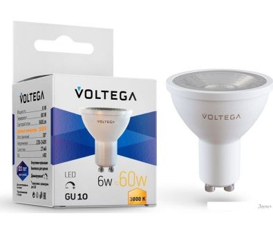   Voltega Simple MR16 6W 3000K 38 GU10 DIM