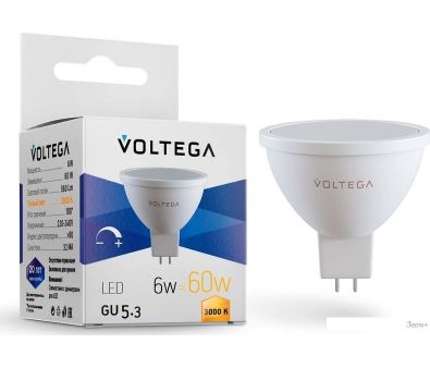   Voltega Simple MR16 6W 3000K 110 GU5.3 DIM