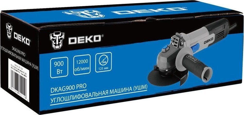 Угловая шлифмашина Deko DKAG900 PRO 085-1054