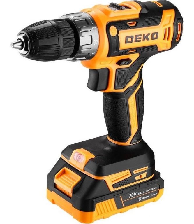 Дрель-шуруповерт Deko Banger 20V ONE+ 083-1109 (с 2-мя АКБ, кейс)