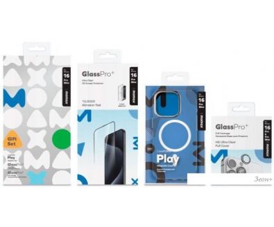    Momax Protection Bundle Set  iPhone 16 Pro Max MXAP24XLTGS