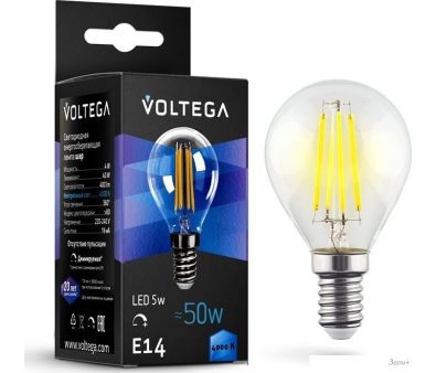   Voltega Crystal Globe 5W 4000K E14 DIM