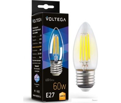   Voltega Crystal Candle 6W 3000K E27