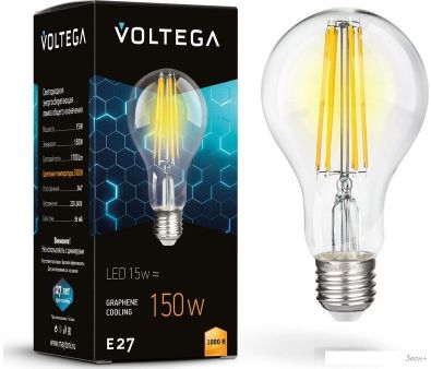   Voltega Crystal Graphene A60 15W 3000K E27