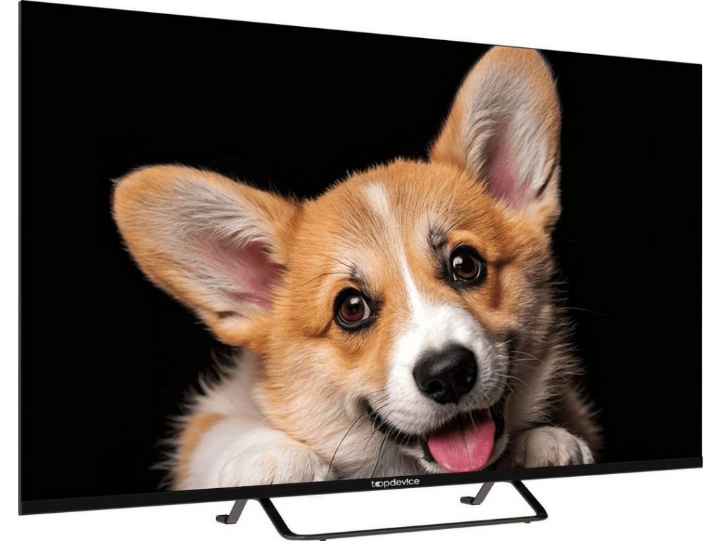 Телевизор Topdevice 43" SMART TV YаOS 03 (черный)