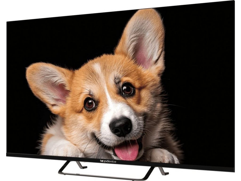 Телевизор Topdevice 43" SMART TV YаOS 03 (черный)