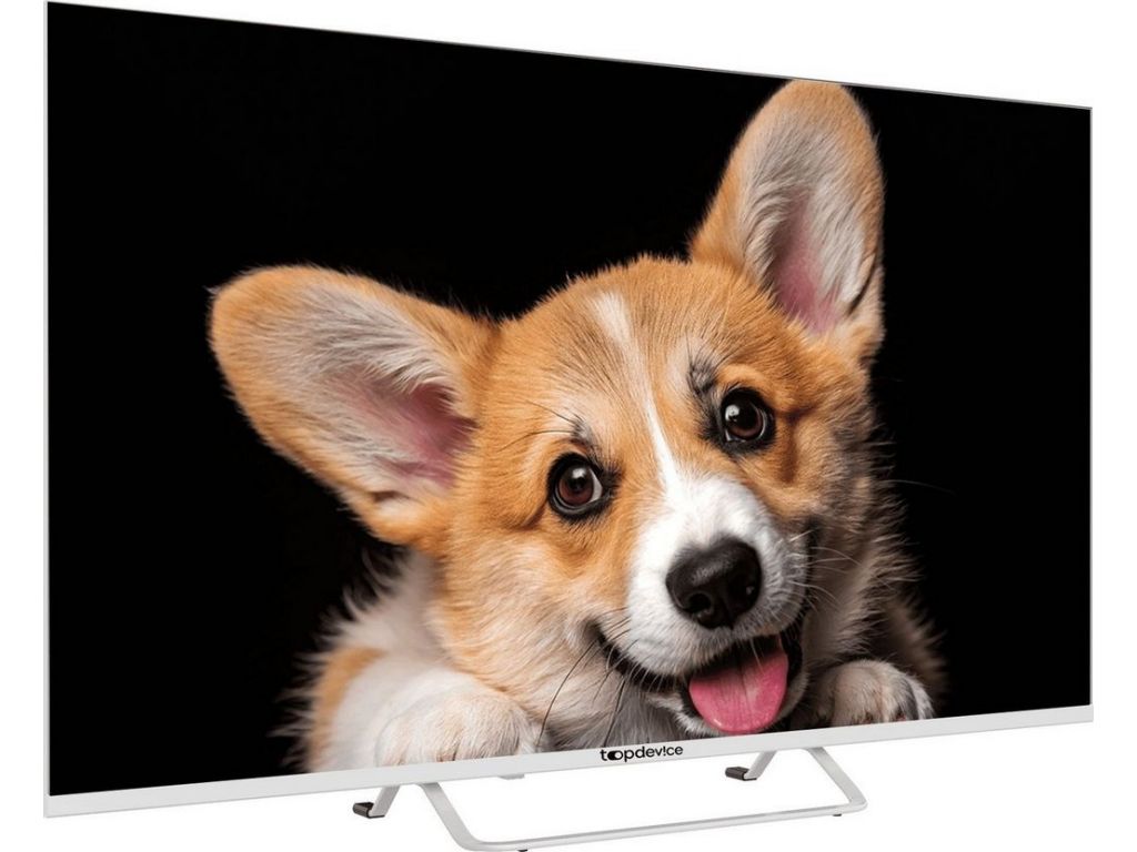 Телевизор Topdevice 43" SMART TV YаOS 03 (белый)