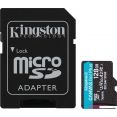 Карта памяти Kingston Canvas Go! microSDXC 128GB SDCG4/128GB (с адаптером)