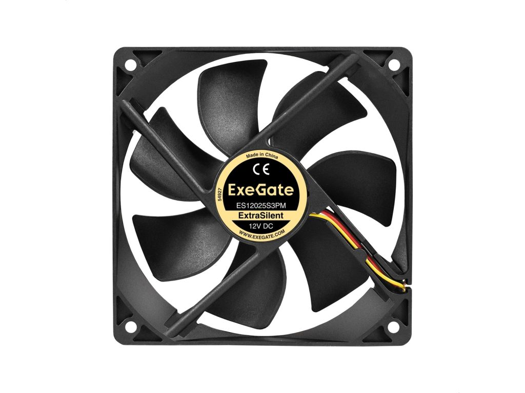 Вентилятор для корпуса ExeGate ExtraSilent ES12025S3PM EX297054RUS